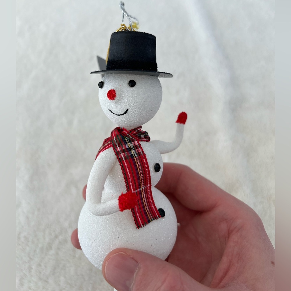 De Carlini snowman Christmas ornament